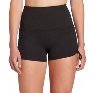 DSG Twitch + Allison Womens Ruched Short in black - Size XS